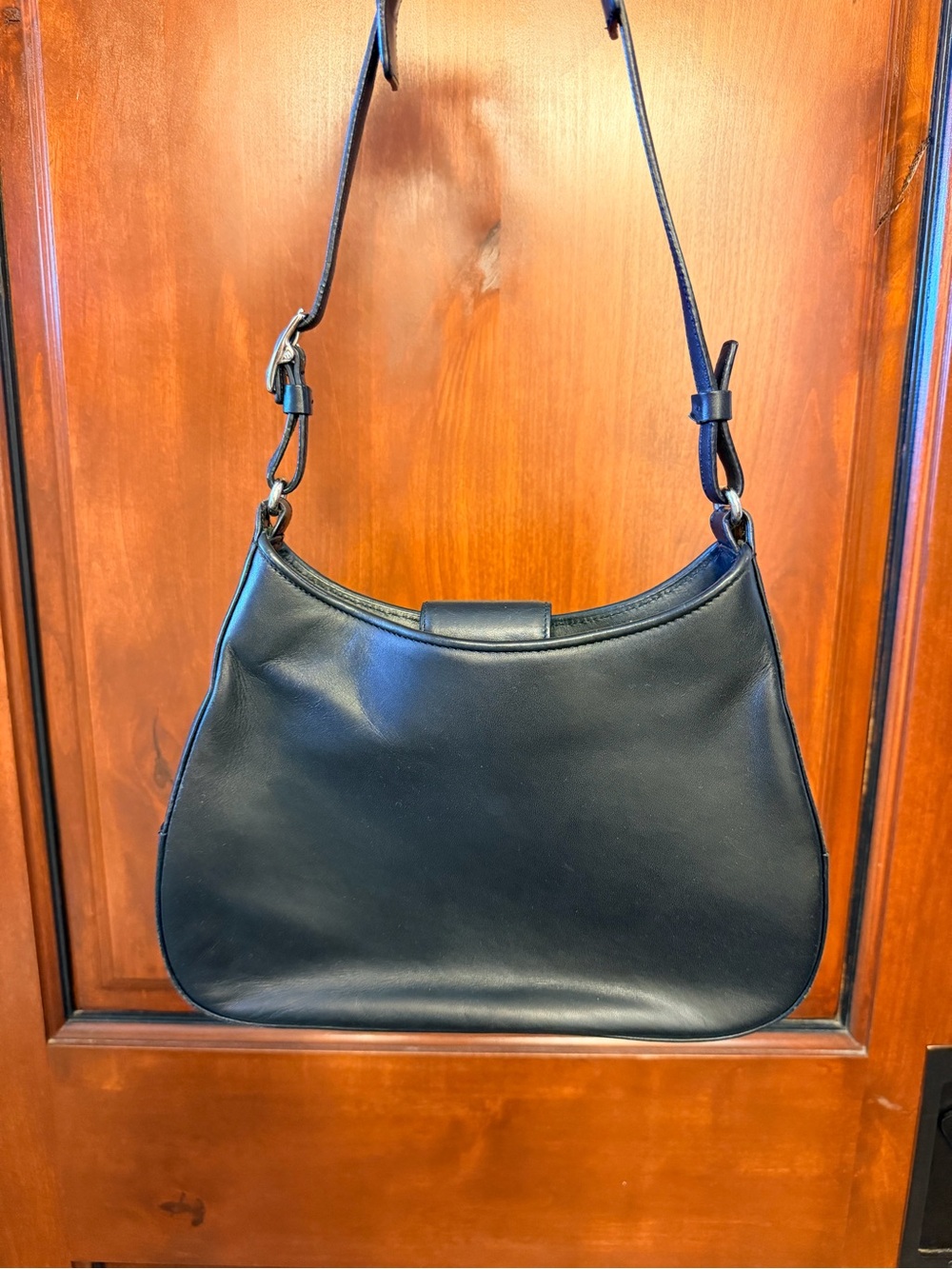 Coach Penelope 8134 Black Leather Shoulder Bag - Picture 10 of 15